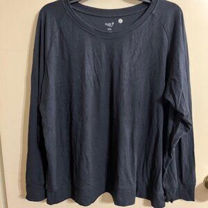 Kyte Baby Women's Bamboo Jersey Jogger Top in Midnight XXL